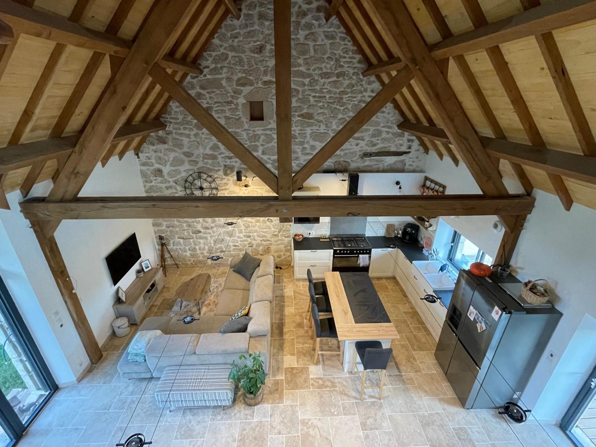 Вилла Ancienne Grange Renovee En Xaintrie Hautefage Экстерьер фото
